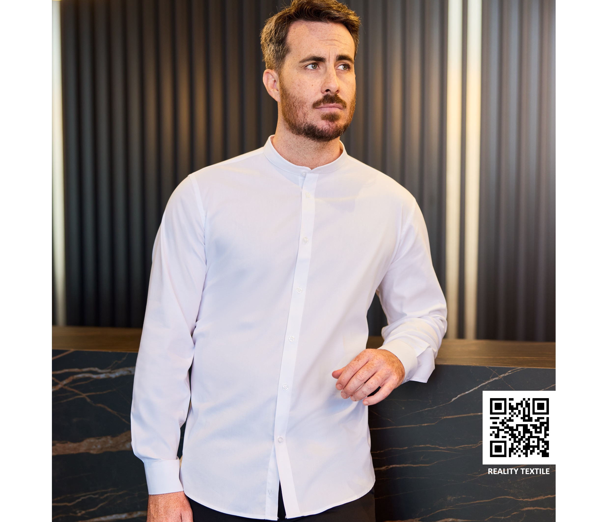 CHEMISE HOMME COL MAO